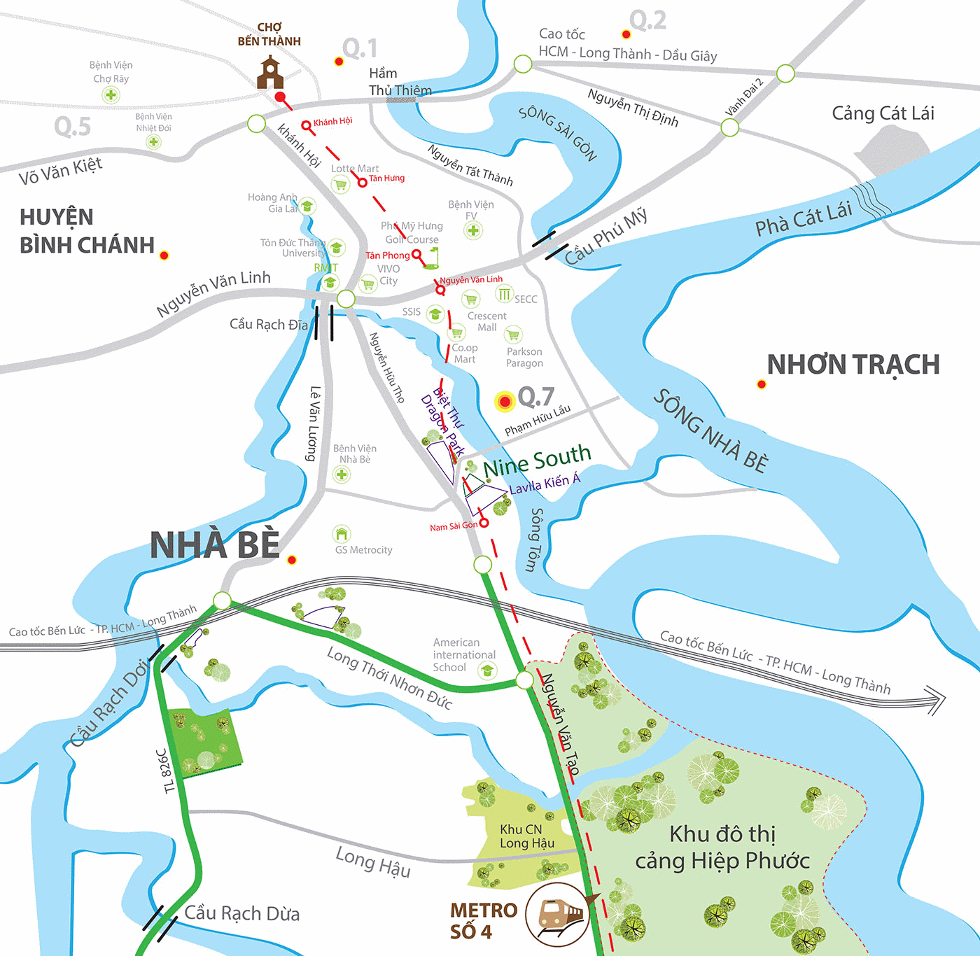 vị trí sài gòn village